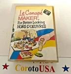Le Canap Maker Better Looking Hors-d'oeuvres Set Lk Mfg. 1980 Unused Vintage. Fixed Price $19.95.