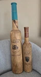 Wine Bottles Wood Large Decor Printed Labels Bar Kitchen 24 & 16 Tall. Fixed Price $45.00.