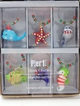Pier 1 Drink Charles Marque - Verres 6 Charms New Box Ocean Life Theme. Fixed Price $20.00.