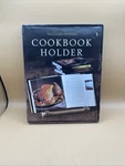 Williams-sonoma Maple & Acrylic Cookbook Recipe Holder Stand W/splatter Guard. Fixed Price $22.50.