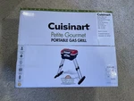 Cuisinart CGG-180T Petit Gourmet Portable Tabletop Gas Grill Red. Fixed Price $95.00.