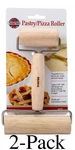 Norpro 2-IN-1 Wood Pastry/pizza Roller, 4 And Inch Rollers (2-PACK). Fixed Price $15.19.