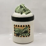 Vt Collections Etc Garden Fresh Kitchen Canister Vegetable Green Bea Cookie Jar. Fixed Price $16.20.