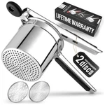 Zulay Kitchen Premium Large 15OZ Potato Ricer - 2 & 3 Discs. Fixed Price $15.49.