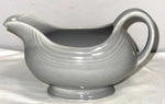 Vintage Fiesta Gray Footed Gravy Boat. Fixed Price $76.00.