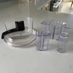 Kitchenaid KFP1356OB Food Processor Bowl Lid Chute Pusher Sleeve 4 Pieces. Fixed Price $37.49.