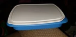 Tupperware # 6820A Snack Bar Keeper Blue Granola Maker. Fixed Price $17.99.