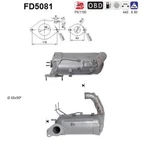 As FD5081 Soot/particulate Filter, Exhaust System For Mercedes-benz, Nissan, Renault. Fixed Price $544.37.