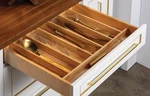 Hafele Elemental Cutlery Tray Rubberwood & Birch Drawer Organizer. Fixed Price $98.44.