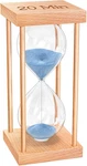 20 Minute Sand Timer, Wood Small Hourglass Blue Clock, Woo.... Fixed Price $10.56.