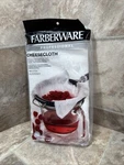 Farberware Cheesecloth Professional 2 Sq. Yd New Sealed, Straining And Filtering. Fixed Price $5.00.