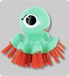 Pylones Tcha 26469-GR Green Octopus Sink Brush Decorative French European. Fixed Price $13.99.