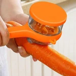 Kitchen Multi-functional Peeler With Bucket Storage Scratcher Fruit Peeling Knif. Fixed Price $14.09.