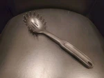 Pampered Chef Black Nylon Pasta Fork Spoon Scoop Server Excellent Used Condition. Fixed Price $14.99.