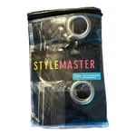 Stylemaster Faux Silk Grommet Valance W/ Sequin Curtains Fiesta Black Silver New. Fixed Price $16.00.