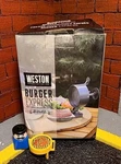 New Weston Burger Express W/ Patty Ejector Model 07-0310-W. Fixed Price $19.00.
