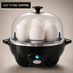 Elite Gourmet Rapid Egg Cooker 7 Boiler Poacher Omelet Maker Black. Fixed Price $26.24.