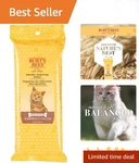Gentle Cat Grooming Wipes For Allergy Relief & Healthy Skin 50 Count. Fixed Price $12.99.