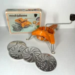 Mouli-julienne Disc Slicer Shredder Grater France Cream Vintage Moulinex 445. Fixed Price $32.99.
