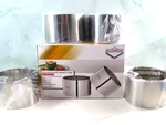 Kuchenprofi Decorating Dessert Rings Food Molds Stainless Steel Set 4 New Ob. Fixed Price $25.26.