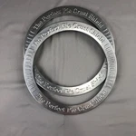 2 - The Perfect Pie Crust Shield Aluminum 9" To 10.5" Dia Handy Kitchen Gadget. Fixed Price $12.99.