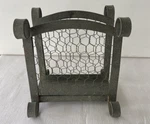 Ctw Home Metal Chicken Wire Napkin Caddy Holder Farmhouse Cottage Core Scrolled. Fixed Price $19.99.