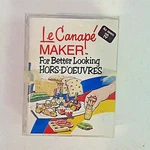 Vintage 1980 Unused Nos Le Canape Maker Better Looking Hors-d'oeuvres Set Lk Mfg. Fixed Price $16.99.