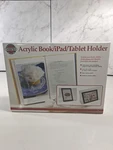 Norpro Acrylic Book / Tablet Holder With Splatter Guard - 12 X 9 3 Inches. Fixed Price $20.00.