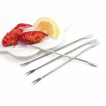 Norpro 4PC Stainless Steel Seafood Forks - Crab Lobster Shellfish Scoop Picks. Fixed Price $8.49.