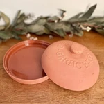 Boston Warehouse Terra Cotta Original Garlic Baker 4 Bulb Capacity 1993. Fixed Price $16.95.