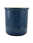 Emile Henry Fleur Lis Ceramic Crock Utensil Holder French Country Style. Fixed Price $28.99.