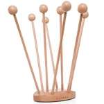 Beech Wood Plastic Bag Drying Rack Reusable Bottle Dryer Kitchen Storage Pot. Fixed Price $30.74.