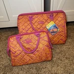Sachi Insulated Tote And Lunch Bag Set Pink/orange Paisley New With Tags. Fixed Price $28.99.