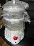 New 3-TIER Food Steamer Try Model XJ-92214 Never USED(2A). Fixed Price $25.00.