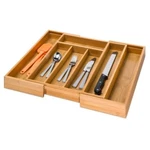 Honey Can Do Home Basics Bamboo Expandable Cutlery Tray, Brown. Fixed Price $16.00.