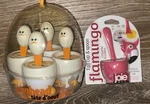 Msc International Joie Egghead Set Cup Holder With Spoon & Pink Flamingo Nos. Fixed Price $14.99.
