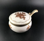 Vintage Andrea By Sadek 1960'S Gold & White Porcelain Silent Butler #7424. Fixed Price $24.95.