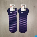 Built: One Bottle Tote - Set Of 2 New Navy & Orchid Polka Dot. Fixed Price $24.99.