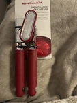 Kitchenaid Smooth Glide Can Opener - Empire Red KL130OHERA (new). Fixed Price $22.00.