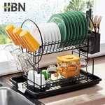 Hbn Dish Drying - 2 Tier Racks For Kitchen Counter With Drainboard. Fixed Price $23.49.