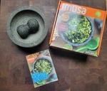 Imusa Granite Mortar And Pestle Spice Grinder 8" Latin Gourmet Great For Salas. Fixed Price $37.99.