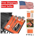 Silicone Bbq Griddle Tools Mat Non-slip Drip Pad For Clean Cooking. Fixed Price $16.99.