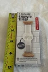 Kikkerland 5 Minute Shower Timer Suction Cup Bathroom Water Saver New Box. Fixed Price $8.99.