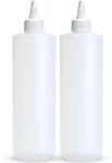 Condiment Squeeze Bottles, 16 Oz Empty Squirt With Twist Top Cap, Leak Pr. Fixed Price $10.79.
