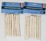 Set Of Rawhide Munchies Sticks For Dogs Chews 12PC Per Pack (24 Total). Fixed Price $12.99.