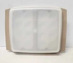 Vtg Tupperware Deviled Egg Keeper Carrier Tray 4 Pc 723-1 Almond Complete. Fixed Price $10.00.