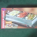 Nostalgia Electrics Stainless Steel 3-COMPARTMENT Buffet Server BCD-332. Fixed Price $48.89.
