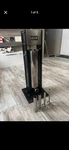 Weston Stainless Steel Vertical Sausage Stuffer Includes Funnels, 11 Lb Capacity. Fixed Price $275.00.