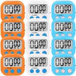 12 Pack Small Digital Kitchen Timer Magnetic Back And On/off Switch,minute Se.... Fixed Price $22.19.