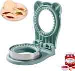 Sandwich Cutter Sealer Set Uncrustable Maker Lunch Box Kids Diy Tool 3.7INCH. Fixed Price $11.36.